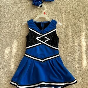 Weissman Blue and Black Dance Costume